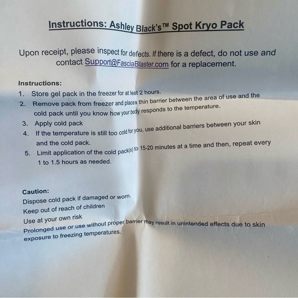 NEW Ashley Black Kryopack Spot & The Cellulite Myth Book - Picture 9 of 9